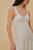 White Richelieu Sleeveless Midi Dress