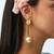 Pearl Pendulum Linear Drop Earrings