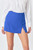 Slit Detail Skort- Cobalt Blue