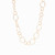 Colette Gold Textured Link Necklace