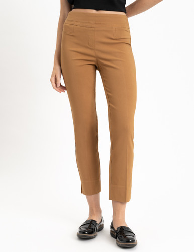 Renuar Pull On Ankle Pant- Butterscotch - Monkee's of Ridgeland