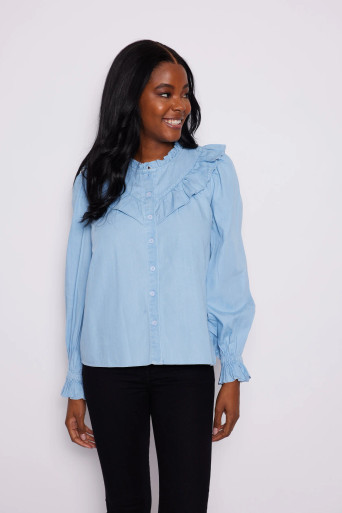 Lydia Ruffle Top | e. Allen Boutique