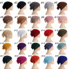  Essential Women's Hijab Cap – Assorted Solid Colors for All-Day Comfort & Secure Fit 