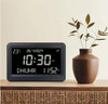  Athan Prayer Clock with Dual Calendar Display – Digital LCD, 8 Sounds, Prayer Alarms for 6000 Cities, Battery-Powered 