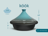 Kook Moroccan Enameled Cast Iron Tagine 