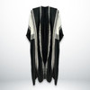  One-Size Abaya Kaftan for Effortless Elegance & Comfort Black and White 