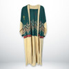  Elegant Embroidered Open Abaya Collection for Every Occasion (Aztec Pattern) 