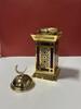  Gold Crescent Lantern-Style Incense Burner 