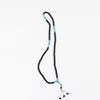 Muslim prayer beads tasbih with turquoise spacer beads and decorative chain