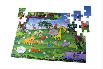  Arabic Alphabet Blocks at the Zoo-a 