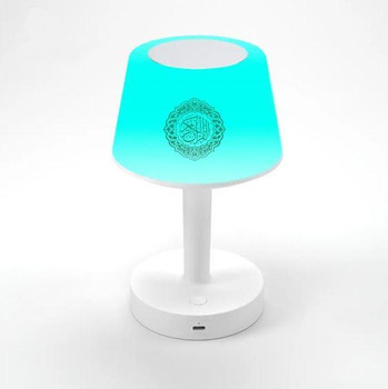  Decorative and Colored Table Lamp with Built-In Athan Clock and Digital Quran Player 
