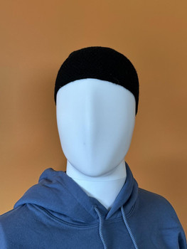  Classic Black Kufi Cap – Simple, Elegant, and Comfortable Fit 