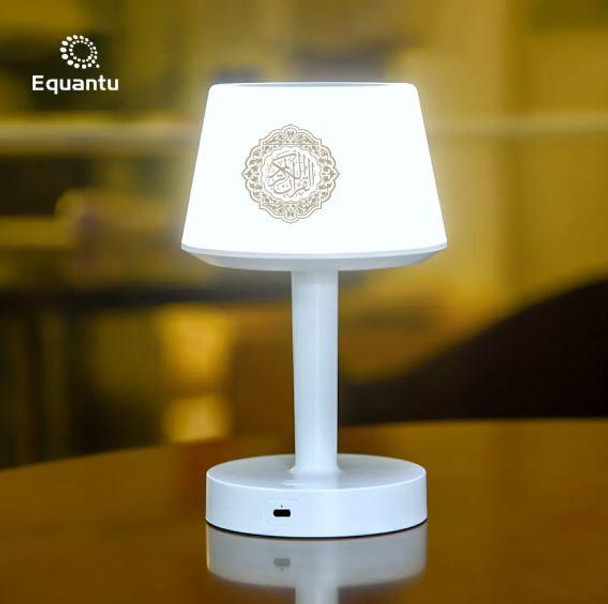  Decorative and Colored Table Lamp with Built-In Athan Clock and Digital Quran Player 