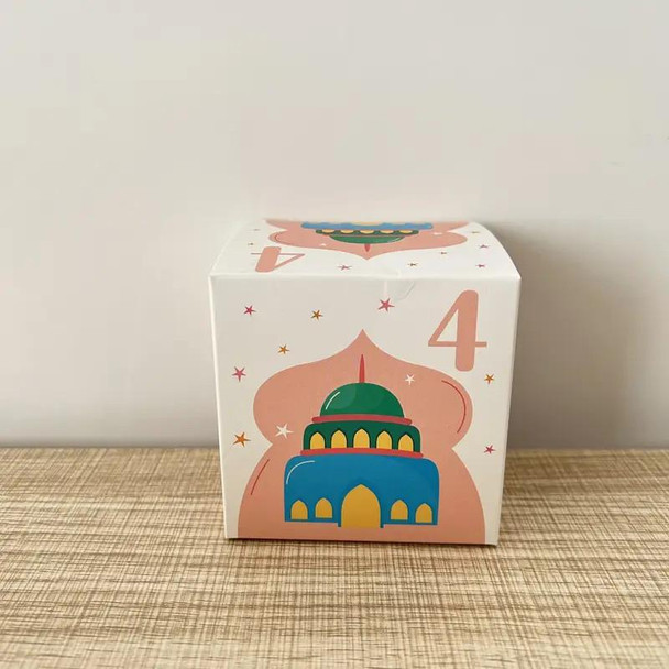  30-Day Ramadan Countdown Calendar – Reusable Geometric Candy & Gift Boxes for Eid al-Fitr & Eid al-Adha Celebrations 