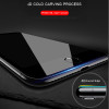 LEWEI 5D Tempered Glass for iPhone X Curved Edge Full Cover New 4D Tempered Glass for iPhone 8 7 6 6s Plus Screen Protector Film