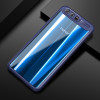 HUAWEI Honor 9 Cover Case MOFI Hard PC Transparent Back Cover Case + TPU Silicone Frame Case For Honor 9 Full Cover Protective