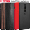  Oneplus 6 Case 100% Original Official Sandstone Silicon Nylon Karbon Ebony One Plus 6 Bumper Case Oneplus6 Protective Back Cover