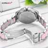 2017 LONGBO Brand Fashion Watch Women Luxury Ceramic And Alloy Bracelet Analog Wristwatch Relogio Feminino Montre Relogio Clock