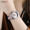 2017 LONGBO Brand Fashion Watch Women Luxury Ceramic And Alloy Bracelet Analog Wristwatch Relogio Feminino Montre Relogio Clock