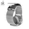 Shengke Luxury Watches Women Fashion Stainless Steel Wrist Watch Ladies Clock Relojes Mujer 2018 SK Creative Women Quartz Watch