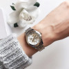 SINOBI Women Watch Elegant Brand Famous Luxury Silver Quartz Watches Ladies Steel Antique Geneva Wristwatches Relogio 2018 Gift