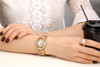 CRRJU Brand New Fashion Ladies Luxury Gold Quartz Wristwatches Women Famous Brand Rhinestone Watches Relojes Mujer Montre Femme