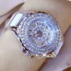 Fashion Watch Women Luxury Brand Crystal Dress Watch Shinning Diamond Rhinestone Ceramic Wristwatch Quartz Watch For Party
