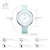 Shengke Brand Women Luxury Watches Female White Leather Wristwatch Mixmatch Dress Quartz Clock Ultra Thin Relogio Feminino 2018