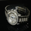 Luxury Woman Watches! Austrian Crystal Full Rhinestone watch popular Dress Watch! Fashion Diamond Wristwatches bracelet watches