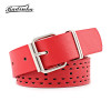 Badinka 2018 New Wide White Red Black Faux Leather Belts for Women Dresses Jeans Casual Silver Pink Buckle Strap Belt Waistband