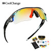 CoolChange Polarized Cycling Glasses Bike Outdoor Sports Bicycle Sunglasses For Men Women Goggles Eyewear 5 Lens Myopia Frame