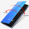 Case For OPPO F7 Cover Mirror Hard PC + PU Leather Clear View Smart Flip Stand  Cases For OPPO F 7 R15 R 15 Phone Coque Fundas