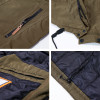 ICEbear 2018 Pocket Zipper Design Men Jacket Spring Autumn New Arrival Casual Fashion Parka Solid Thin Cotton Coat 17MC010D