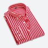 T-bird Shirt Men New Striped Long Sleeves Mens Dress Shirts Up To 5XL