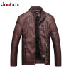 JOOBOX 2018 New Men Leather Jacket Spring Autumn Fashion High Quality PU Casual Biker Jacket Male Outerwear &amp; Coats XL 2XL 3XL