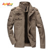 Men's military jacket Air force one male jean Army soldier Washing cotton coats New 2018 Spring Autumn Men Cargo jackets 5XL 6XL