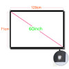 AUN 60 inch 16:9 Portable Projector Screen Plastic Screen for Home theater Travel support LED Projector DLP proyector S60