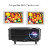 Excelvan LED1018 Mini Portable LCD Projector With HDMI USB VGA AV SD Multimedia Interfaces Support 1080P For Movie Home Cinema
