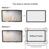 Screen For Projector Portable 72 84 100 120 White Projection Screen Foldable 16:9 For LED DLP Projector Home Theater Porjector