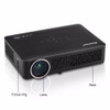 Excelvan DLP800WM Projector Android 4.4 400ANSI Lumens WIFI/Bluetooth/3D/Miracast/USB /SD/RJ45/VGA/HDMI/AV HD Theater Proyector