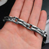 TrustyLan Polished Stainless Steel Bracelet Men Chain Link Men's Bracelets Fashion Male Jewelry Accessory Bracelete Mens Armband