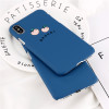 Lovebay Phone Case For iPhone 6 6s 7 8 Plus X Fashion Cute Cartoon Peach Ultra Thin Blue Hard PC For iPhone 8 Phone Case Cover