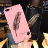 Lovebay Phone Case For iPhone X 8 7 6 6s Plus Luxury Smooth Feather Patterned Mirror Hard PC Back Cover Cases For iPhone 8 Capa