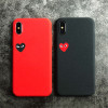 Lovebay Phone Case For iPhone X 8 7 6 6s Plus Hot Love Play Comme Des Garcons Hard Matte Frosted Back Cover Cases For iPhone 8