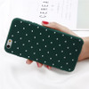 Lovebay Phone Case For iPhone 7 8 Plus Wine Red Ploka Dots Wave Point Cases For iPhone X 7 6 6S Plus 5 5S SE Soft TPU Back Cover