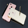 Luxury Aluminum For OPPO F7 Phone case Metal Frame Acrylic Rose Gold Mirror Back Cover For OPPO F7 F 7 Case 6.2 inch