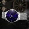 Readeel Men Watches Top Brand Luxury Blue Dial Ultra Thin Date Clock Male Steel Strap Casual Quartz Watch Men Sports Wrist Watch