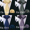 2018 New Arrival Men's Tie For Men 16 Colors Ties Set Fashion 100% Silk Neck Tie Hanky Cufflinks Set For Wedding Party Business