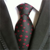 Cravate 2018 Classic Floral Print Mens Slim Neckties Gravata 8cm Silk Ties for Man Wedding Tie Blue Silk Corvatas A020