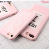 For iPhone 7 Lucky Case Pink Color Soft TPU Rubber Cover For iPhone X 8 6 6S Plus 7 Plus Case Silicone For iPhone 6S Cover Cases